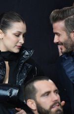 BELLA HADID and David Beckham Paris Saint-Germain vs Real Madrid Game in Paris 03/06/2018