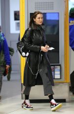 BELLA HADID Arrives at JFK Airport in New York 03/10/2018