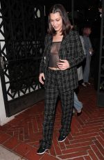 BELLA HADID at a Dior Party at Gracias Madre in Los Angeles 03/13/2018