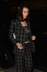 BELLA HADID at a Dior Party at Gracias Madre in Los Angeles 03/13/2018