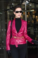 BELLA HADID at Cafe De Flore in Paris 03/03/2018