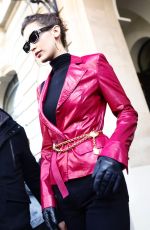 BELLA HADID at Cafe De Flore in Paris 03/03/2018