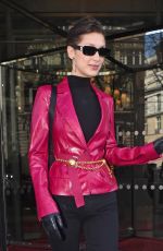 BELLA HADID at Cafe De Flore in Paris 03/03/2018