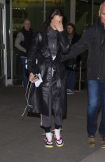 BELLA HADID at JFK Airport in New York 03/09/2018