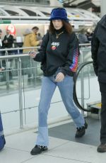 BELLA HADID at JFK Airport in New York 03/22/2018