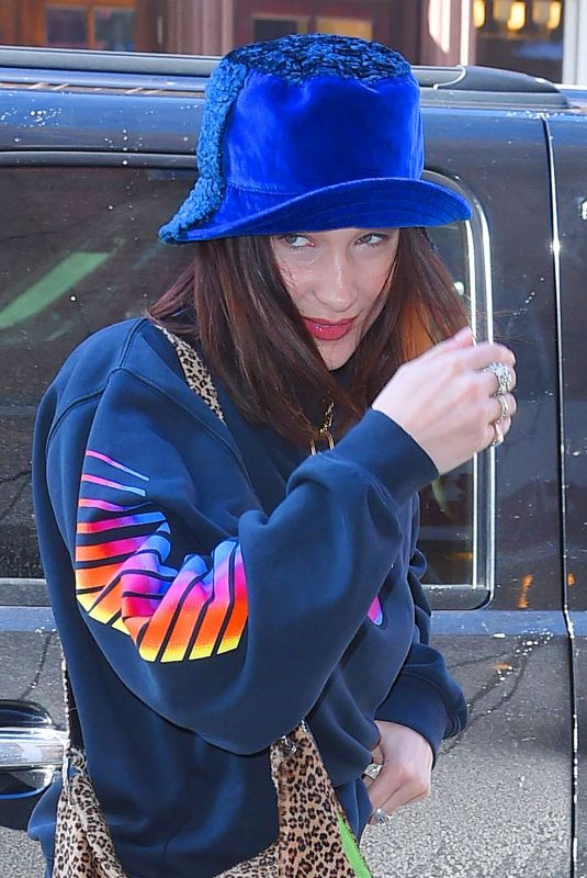 BELLA HADID at JFK Airport in New York 03/22/2018