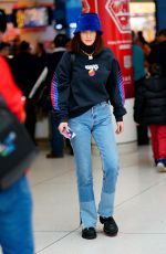 BELLA HADID at JFK Airport in New York 03/22/2018