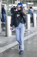 BELLA HADID at JFK Airport in New York 03/22/2018