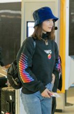 BELLA HADID at JFK Airport in New York 03/22/2018