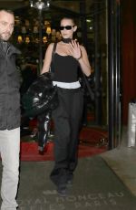 BELLA HADID Leaves Her Hotel in Paris 03/06/2018