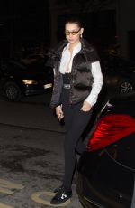 BELLA HADID Leaves Off-white Show at Paris Fashion Week 03/01/2018