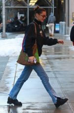 BELLA HADID Out and About in New York 03/22/2018