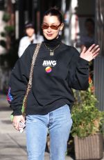 BELLA HADID Out and About in New York 03/22/2018