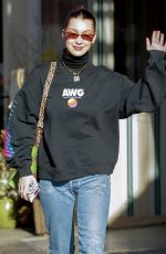 BELLA HADID Out and About in New York 03/22/2018