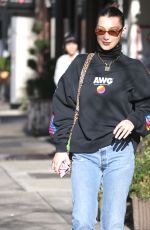 BELLA HADID Out and About in New York 03/22/2018