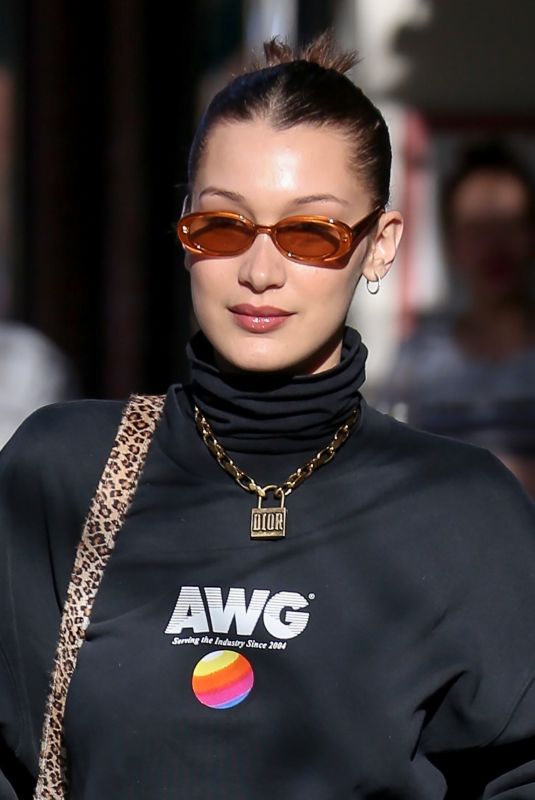 BELLA HADID Out and About in New York 03/22/2018