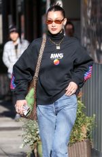 BELLA HADID Out and About in New York 03/22/2018