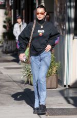 BELLA HADID Out and About in New York 03/22/2018