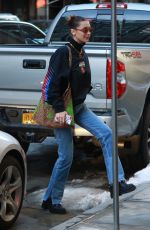 BELLA HADID Out and About in New York 03/22/2018