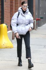 BELLA HADID Out and About in New York 03/23/2018