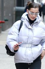 BELLA HADID Out and About in New York 03/23/2018