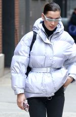BELLA HADID Out and About in New York 03/23/2018