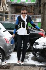 BELLA HADID Out at Paris Fashion Week 03/01/2018