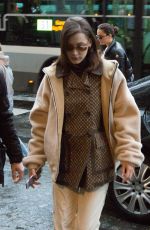 BELLA HADID Out at Paris Fashion Week 03/04/2018