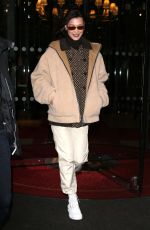 BELLA HADID Out at Paris Fashion Week 03/04/2018