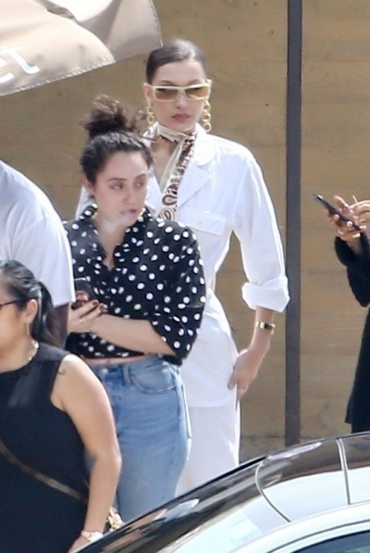 BELLA HADID Out for Lunch at Nobu in Malibu 03/16/2018