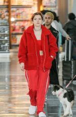 BELLA THORNE and Mod Sun at JFK Airport in New York 03/20/2018