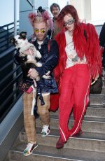 BELLA THORNE and Mod Sun at JFK Airport in New York 03/23/2018
