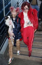 BELLA THORNE and Mod Sun at JFK Airport in New York 03/23/2018