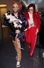 BELLA THORNE and Mod Sun at JFK Airport in New York 03/23/2018