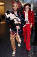 BELLA THORNE and Mod Sun at JFK Airport in New York 03/23/2018
