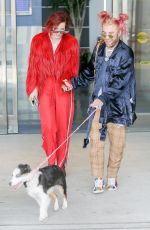 BELLA THORNE and Mod Sun Leaves Their Hotel in New York 03/23/2018