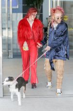 BELLA THORNE and Mod Sun Leaves Their Hotel in New York 03/23/2018