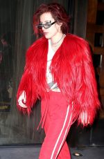 BELLA THORNE and Mod Sun Leaves Their Hotel in New York 03/23/2018