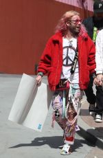 BELLA THORNE and Mod Sun Marches at Anti-gun March for Our Lives Rally in Los Angeles 03/24/2018