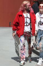 BELLA THORNE and Mod Sun Marches at Anti-gun March for Our Lives Rally in Los Angeles 03/24/2018
