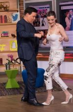 BELLA THORNE and Patrick Schwarzenegger at Despierta America Show in Miami 03/19/2018