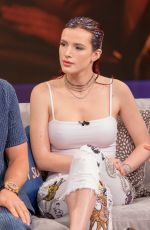 BELLA THORNE and Patrick Schwarzenegger at Despierta America Show in Miami 03/19/2018