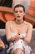 BELLA THORNE and Patrick Schwarzenegger at Despierta America Show in Miami 03/19/2018