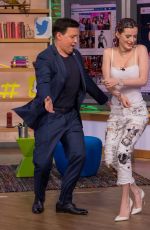 BELLA THORNE and Patrick Schwarzenegger at Despierta America Show in Miami 03/19/2018