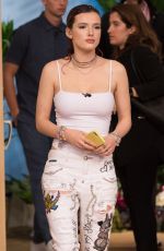 BELLA THORNE and Patrick Schwarzenegger at Despierta America Show in Miami 03/19/2018