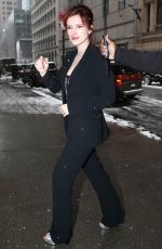 BELLA THORNE Heading to Live with Kelly and Ryan in New York 03/20/2018