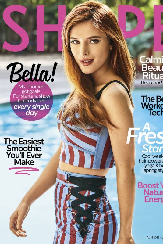 BELLA THORNE in Shape Magazine, April 2018