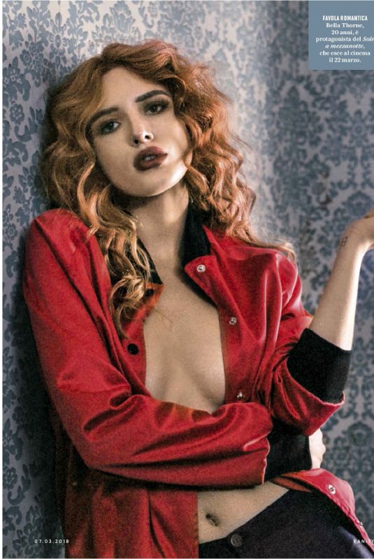 BELLA THORNE in Vanity Fair Magazine, Italy March 2018