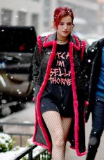 BELLA THORNE Out in New York 03/21/2018
