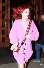 BELLA THRONE and Mod Sun at a Party at Skylark in New York 03/22/2018